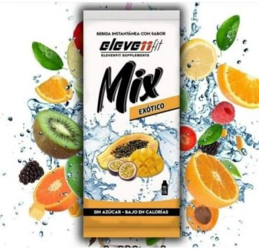 BEBIDAS MIX De ELEVEN FIT, 10 Sobres De Sabores Variados SIN AZÚCAR, Bebidas Instantáneas Bajas En Calorías, 9G X 10 Sobres, Bebida Hidratante