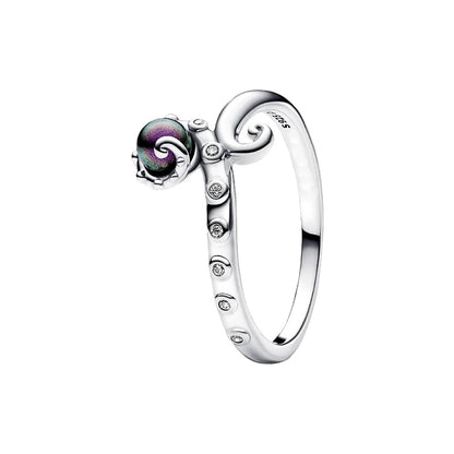 2026 New 925 Silver Eternal Shining Double Row Butterfly Love Heart Crown Ring Fashion DIY Charm Jewelry Exquisite Gift ﻿