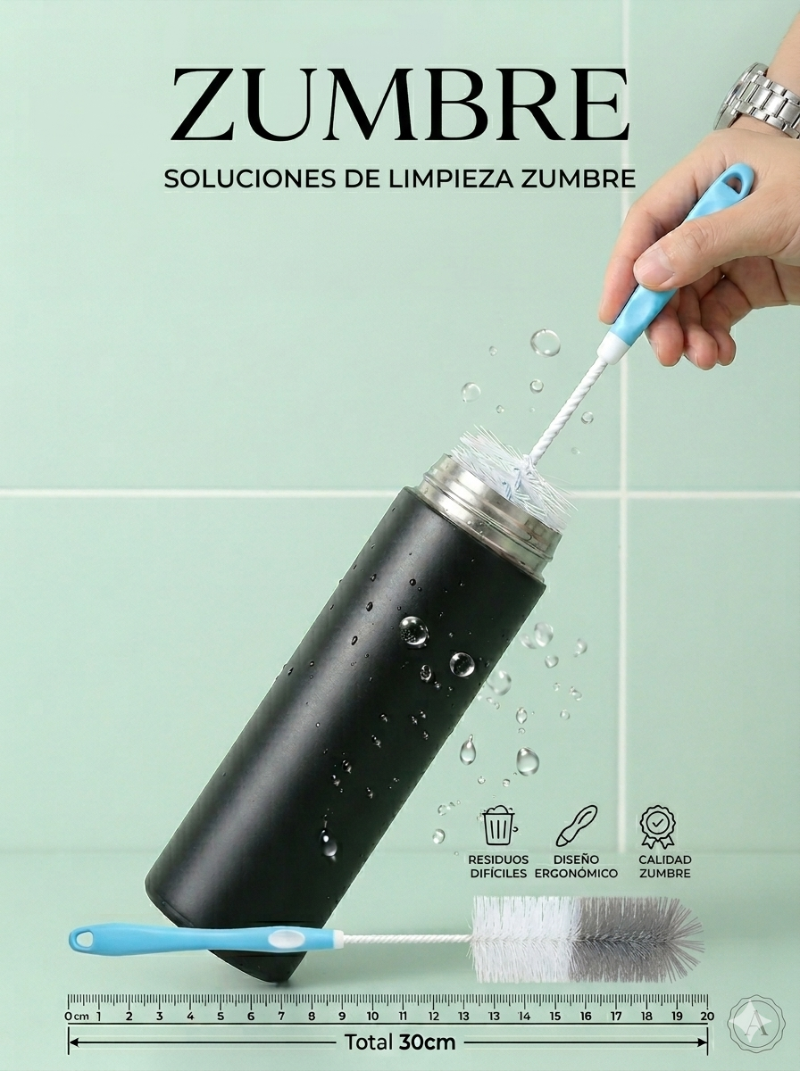 BrushClean™ – Bottle and Glass Cleaning Brush